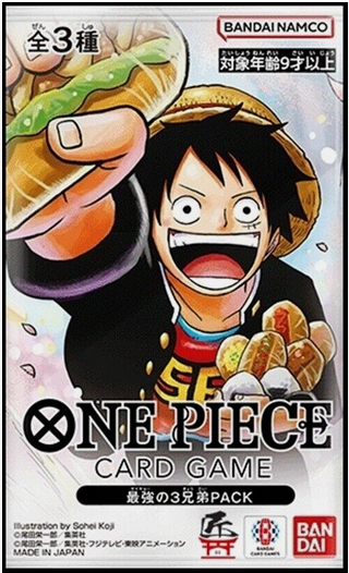 One piece card game The 3 strongest brothers pack