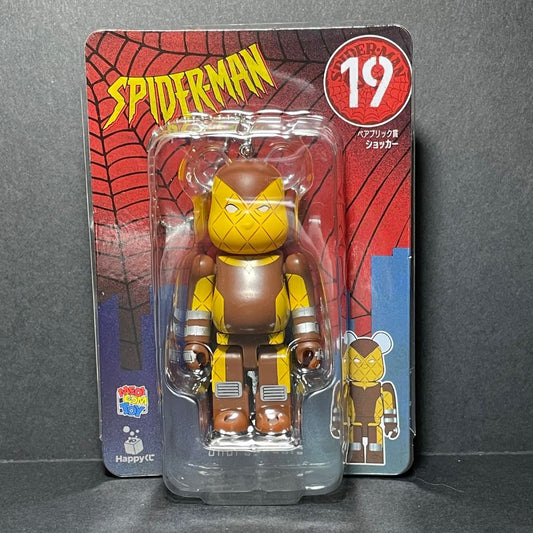 BearBrick [MediCom Toys] Spider-man 100% from Happy Kuji 19