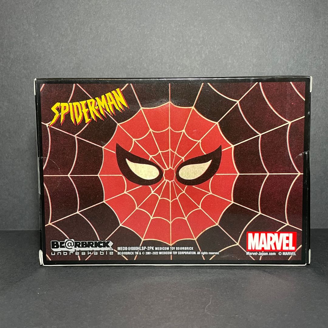 BearBrick [MediCom Toys] Spider-man 100% from Happy Kuji Duo set C