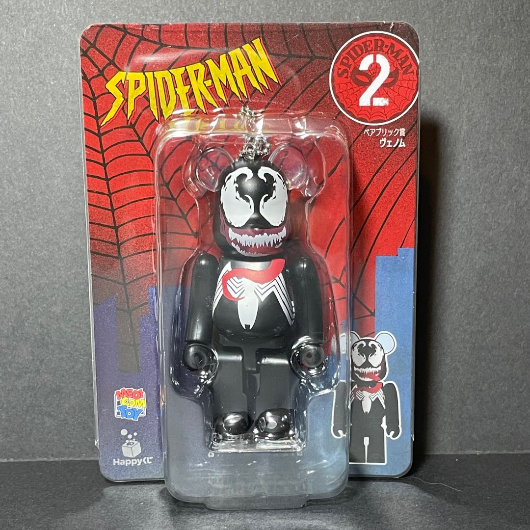 BearBrick [MediCom Toys] Spider-man 100% from Happy Kuji 01-20
