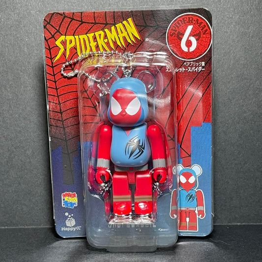 BearBrick [MediCom Toys] Spider-man 100% from Happy Kuji 06